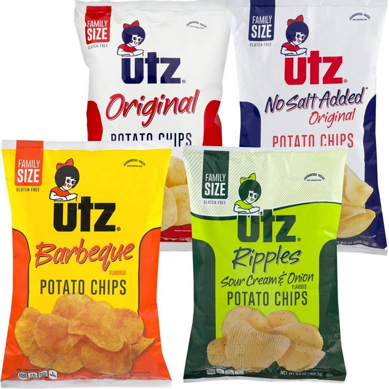 Utz Ripples Fried Dill Pickle Potato Chips, 50 OFF