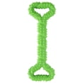 thumbnail image 1 of Juguete masticable de TPR para perros con forma de hueso, palo limpiador de dientes, juguete interactivo para molares, color verde, 1 of 14