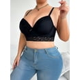 thumbnail image 1 of Plus Size Women's Lace Trimmed Bra With Underwire, 1 of 5