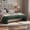 Green, variant on 69.7" Chenille Upholstered Channel Tufted Armless End of Bed Bench