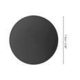 thumbnail image 2 of Unique Bargains 1 Pc Circular Folding Makeup Mirror for Vacation Travel Black Plastic Glass, 2 of 5