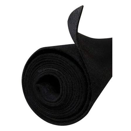 16FT x 3.75FT Black Speaker woofer Box Backed Carpet
