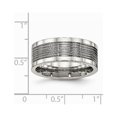 thumbnail image 2 of Stainless Steel Polished Grooved Comfort Back Ring, 2 of 8