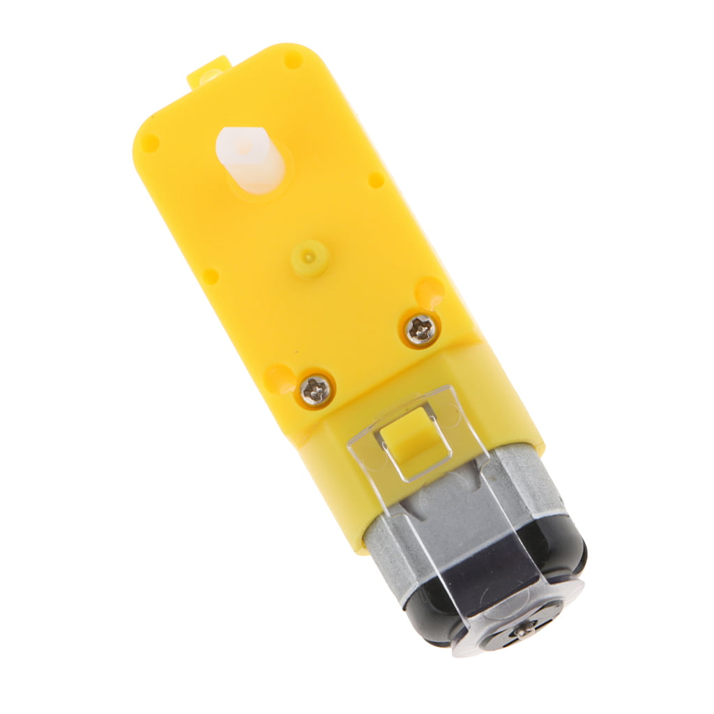 Yellow DC3V DC6V  Mini Geared Motor for Four Wheel Drive 