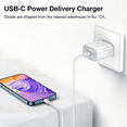 thumbnail image 4 of Phone Charger USB C Charger Block, Dual Port Type C Wall Charger Fast Charging Adapter Cube for i Phone 15/15 Pro/15 Pro Max/15 Plus/XS/XR/X, i Pad, Sam sung, More，3 Pack White, 4 of 9