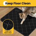 thumbnail image 3 of Tapete para arena de gato Conlun de PVC antideslizante e impermeable 120 x 89 cm, 3 of 8
