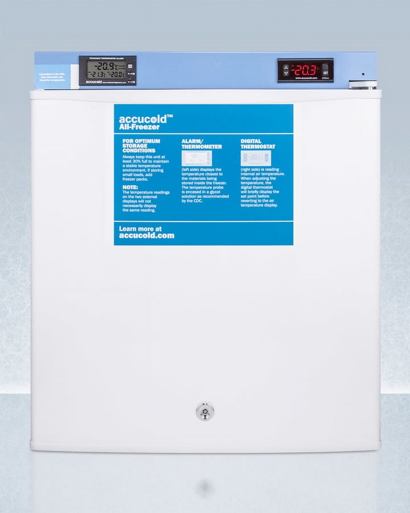 Compact All-Freezer, White