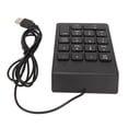 thumbnail image 4 of 18 Key Wired Numeric Keyboard, 4.2ft Length, Quiet Typing, USB Connection, Ergonomic Design, for PC Laptop Desktop, 4 of 7
