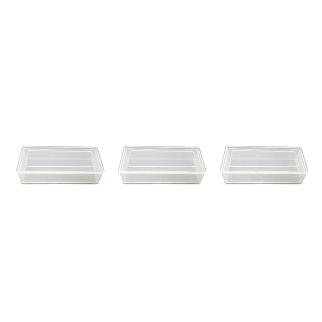Matsuzay Coin Storage Boxes Rectangular Plastic Specie Scratch-Resistance Desktop Holders Container Home Coins Collectibles Shop Supplies Type1