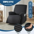thumbnail image 3 of Funda para sillón reclinable TAOCOCO, negra, 3 piezas, 3 of 8