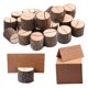 thumbnail image 1 of Estante Madera para Tarjetas Estilo Rural, Estante para Tarjetas Papel Kraft, para Números Mesa, Estante para Exhibición Fotografías, Estante para Etiquetas Alimentos, 1 of 7