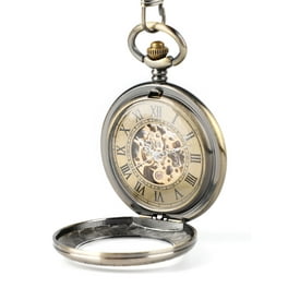 Bill Cipher Wheel Bronze Pocket Watch Necklace