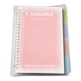 thumbnail image 1 of JUNWELL Spiral Notebook  Aesthetic Spiral Notebooks  A5 Notebook  Spiral Journal  Notebook with Removable Pages  Cute Spiral Notebook  Plastic Spiral Binding Hardcover Journals for Writin, 1 of 7