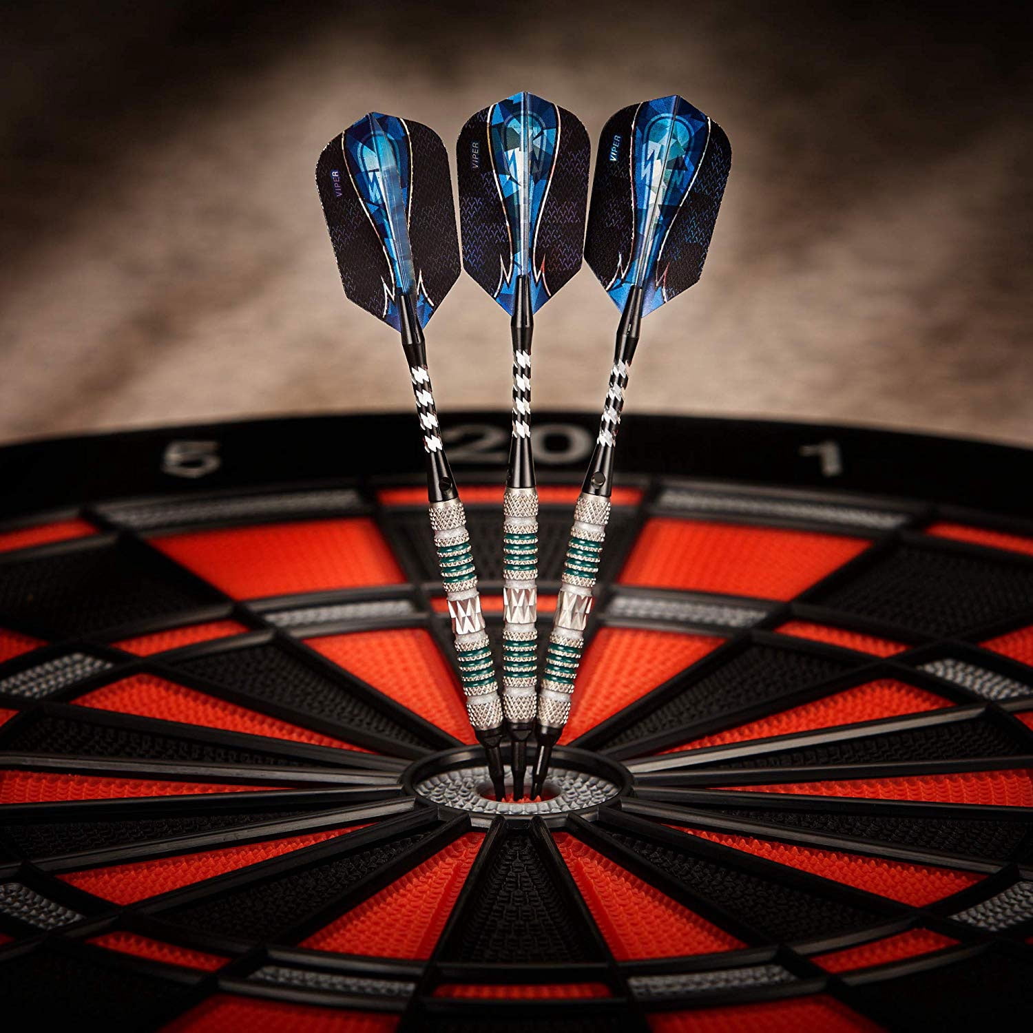 Viper Astro 80% Tungsten Professional Soft Tip Dart Set, Green, 18 Grams