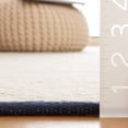 thumbnail image 4 of Safavieh Vermont Terrence Solid Color Area Rug, Navy/Ivory, 5' x 8', 4 of 10