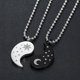 thumbnail image 4 of (Oro y plata) 1 par de collares con colgante de Yin Yang de 60 cm, collar de rompecabezas a juego, collar de cadena para parejas, 4 of 5