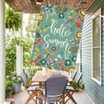 thumbnail image 2 of SM-XLHN Spring House Flag Wildflowers Dragonfly Large Welcome Flag for Outside 28 x 40 Inch Double Sided Burlap Outdoor Porch Yard Decor, 2 of 8