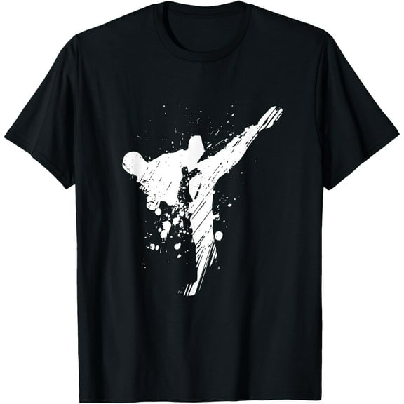 Mens karate shirt, womens karate costume, karate for boys T-Shirt men and women can wear, black, white, gifts