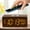 A, variant on 15W Wooden Wireless Charger Clock Temperature Humidity Display LED Night Light Smart Alarm Fast Charging Bedroom Office Decor