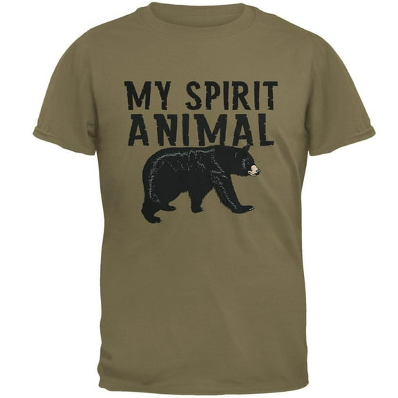 My Spirit Animal Bear Prairie Dust Adult T-Shirt - X-Large