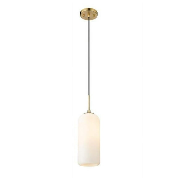 Z Lite 732P17-HBR 5 in. Monty Pendant Ceiling Light, Heritage Brass