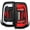Black Housing Clear Lens, variant on Spec-D Tuning Black Red Smoke Full LED Tail Lights w/ Red LED Light Bar Compatible with 2019-2023 Ram 1500, Left + Right Pair Assembly