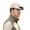 Khaki, variant on zhonghuaying 1 Pack Full Mesh Head Wear Light Absorb Air Redirect, Brim Mount Rotund Air Channel, Chargeable Head Cover Air Path For Outside Daily Outdoor Activities