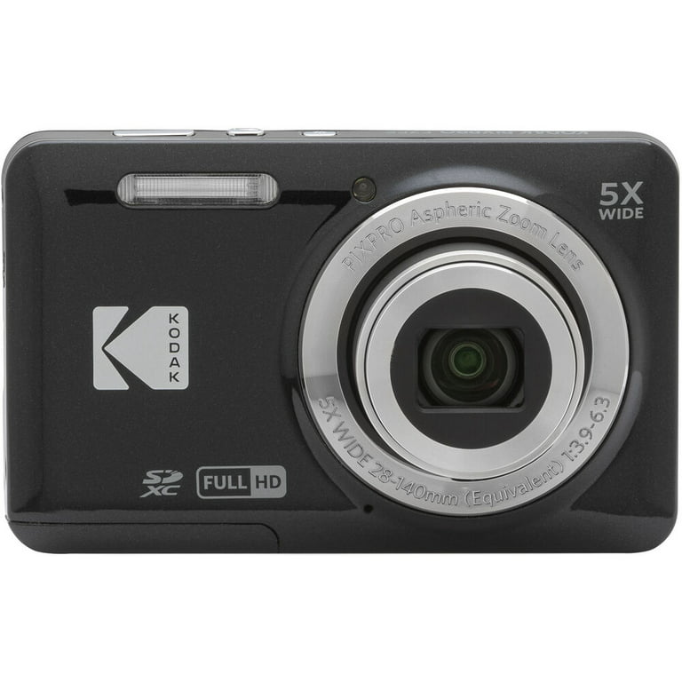 Kodak PIXPRO FZ55 Digital Camera (Black) + Tripod + Case - 64GB Kit