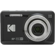 Kodak PIXPRO FZ55 Digital Camera (Black) + Extra Battery + Flash - 64GB Kit