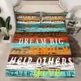 thumbnail image 2 of Feelyou Farmhouse Cabin Child Twin Sheet Sets, Adventure Camping Bedding, 3 Pieces, 2 of 7