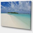thumbnail image 2 of Calm Seashore at Tropical Beach - Modern Seascape Canvas Artwork, 2 of 3