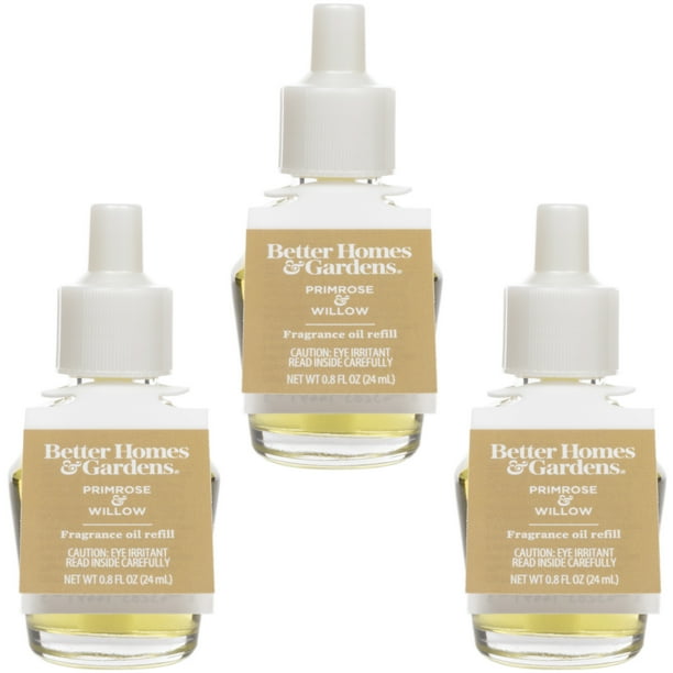 Primrose & Willow Fragrance Oil Refill, Better Homes & Gardens, 24 ml, 3Pack