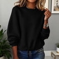 thumbnail image 2 of Ounisa Women's Winter Fashionable Casual Sweatshirt Long Sleeved Pullover Sweatshirt Hooded Sweatshirt, 2 of 8