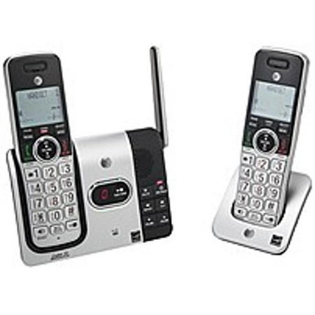 AT&T CL82214 DECT 6.0 Expandable Cordless Phone with Answering System and Caller ID, 2 Handsets,