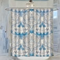 thumbnail image 2 of Victorian William Morris Original Design Vintage Shower Curtain Furniture Bathroom Fabric Decorations Washable Shower Curtain with Hooks, 2 of 8