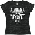 thumbnail image 3 of Inktastic Alabama Awesome Since 1819 Women's T-Shirt, 3 of 5