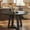 Black, variant on Dining Table, Kitchen Table, Round Dining Room Table for Kitchen, 47" Round Table for Dining Room, Grey(Table Only)