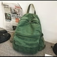 thumbnail image 2 of Laptop Backpack for Women Travel Canvas Backpack for Women Vintage Green Aesthetic Backpack for School, 2 of 8