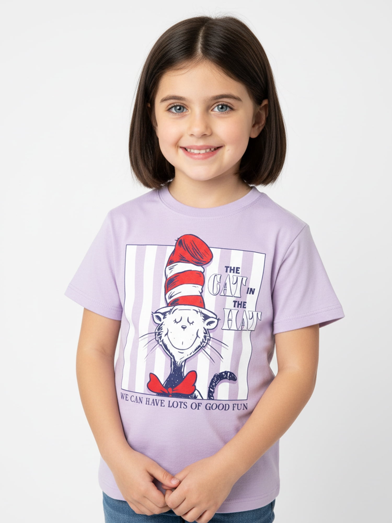 Dr. Seuss Girls Graphic T-Shirt, Sizes 4-16