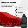 thumbnail image 5 of Car Seat Covers，Front Seat Covers, Driver's Cab, Fits 90% of Cars, Black 1 Pieces, 5 of 9