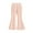 Pink, variant on Jalioing Girls Leggings Full Length Flare Leg Elastic Waist Yoga Pants Kids Soft Stretchy Basic Leggings
