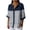 Navy, variant on VEKDONE Womens 3/4 Sleeve Tops Striped Color Block Tunic Tops Summer Button Down V-Neck Blouse Casual Lightweight Comfy Shirts Fashion Clothes Red M