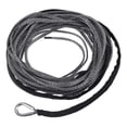 thumbnail image 1 of DYNWAVECA Synthetic Winch Rope Tow Rope 15M Heavy Duty Tow Strap 7700lbs Towing Rope Trailer Rope for Boat Car SUV UTV Accessories Gray, 1 of 10