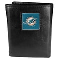 thumbnail image 1 of NFL Portefeuille Trifold en Cuir Miami Dolphins, 1 of 3
