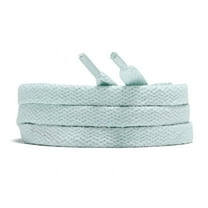 3Pair 24 27 36 45 63 72 Inch Flat Shoelaces Replacement for Sneakers Mint Green