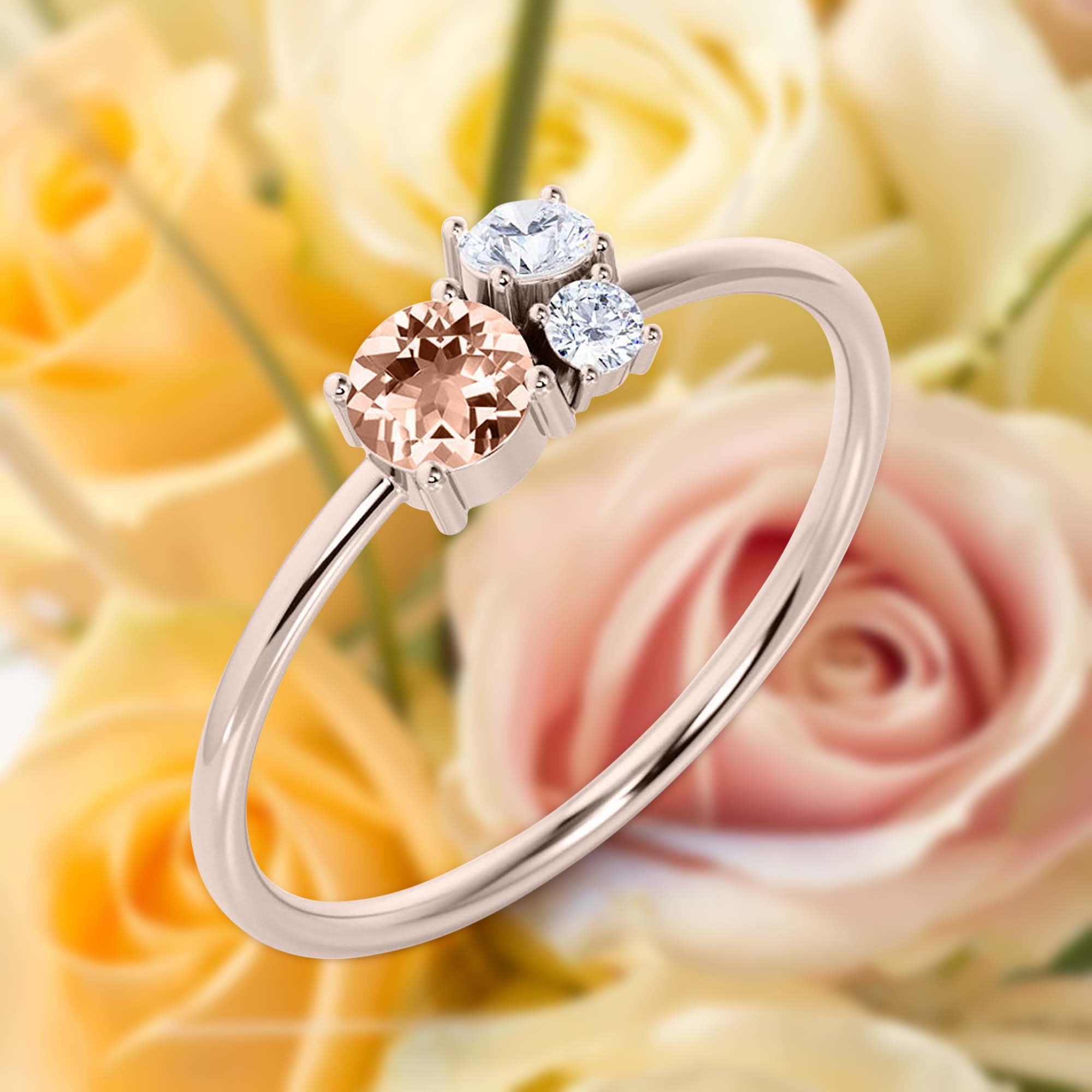 Vintage Platinum Diamond Engagement 3-Stone Ring 1.09 ctw | Jewelsmith