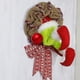 thumbnail image 4 of Corona De Navidad Corona De Puerta De Ladrón Corona De Decoración Navideña De Navidad Cómo robó La Corona De Navidad Corona Colgante De Puerta De Arpillera para Fiesta En El Hogar Interior, 4 of 5