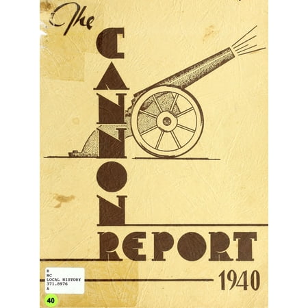 (Custom Reprint) Yearbook: 1940 Cannon High School - Cannon Report Yearbook (Kannapolis, NC)