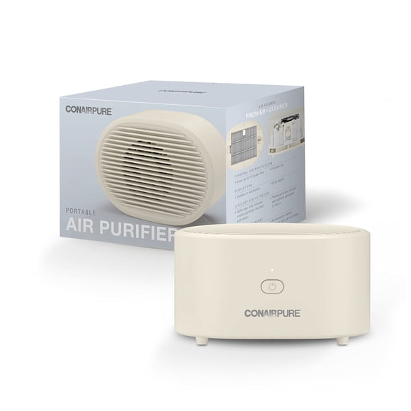 Purificador de aire Conair portátil recargable HEPA para habitación pequeña