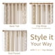 thumbnail image 4 of Cortinas Jinchan Belrose, mezcla de lino, color beige, 160 x 160 cm, 4 paneles, 4 of 5